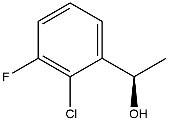 (R)-1-(2-chloro-3-fluorophenyl)ethan-1-ol Struktur