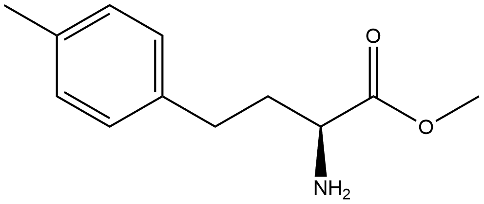 methyl (S)-2-amino-4-(p-tolyl)butanoate Struktur