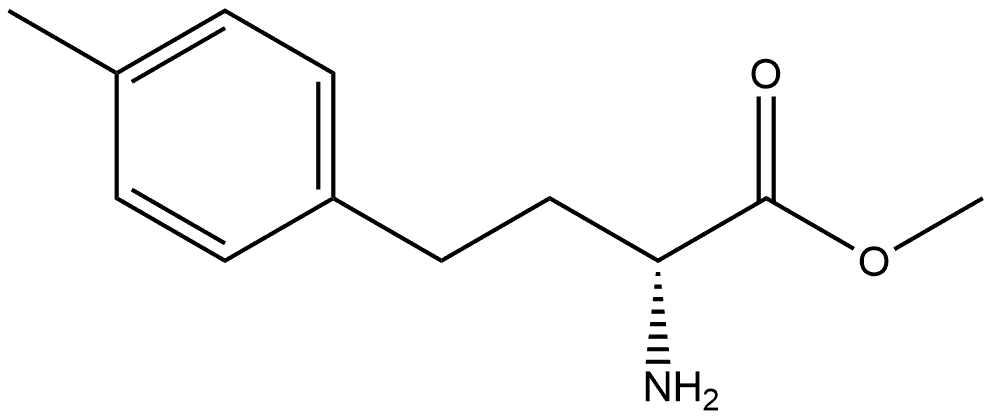 methyl (R)-2-amino-4-(p-tolyl)butanoate Struktur