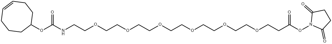 TCO-PEG6-NHS ester Struktur