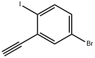 Benzene, 4-bromo-2-ethynyl-1-iodo- Struktur