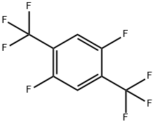 Benzene, 1,4-difluoro-2,5-bis(trifluoromethyl)- Struktur