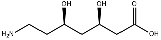 Heptanoic acid, 7-amino-3,5-dihydroxy-, (3R,5R)- Struktur