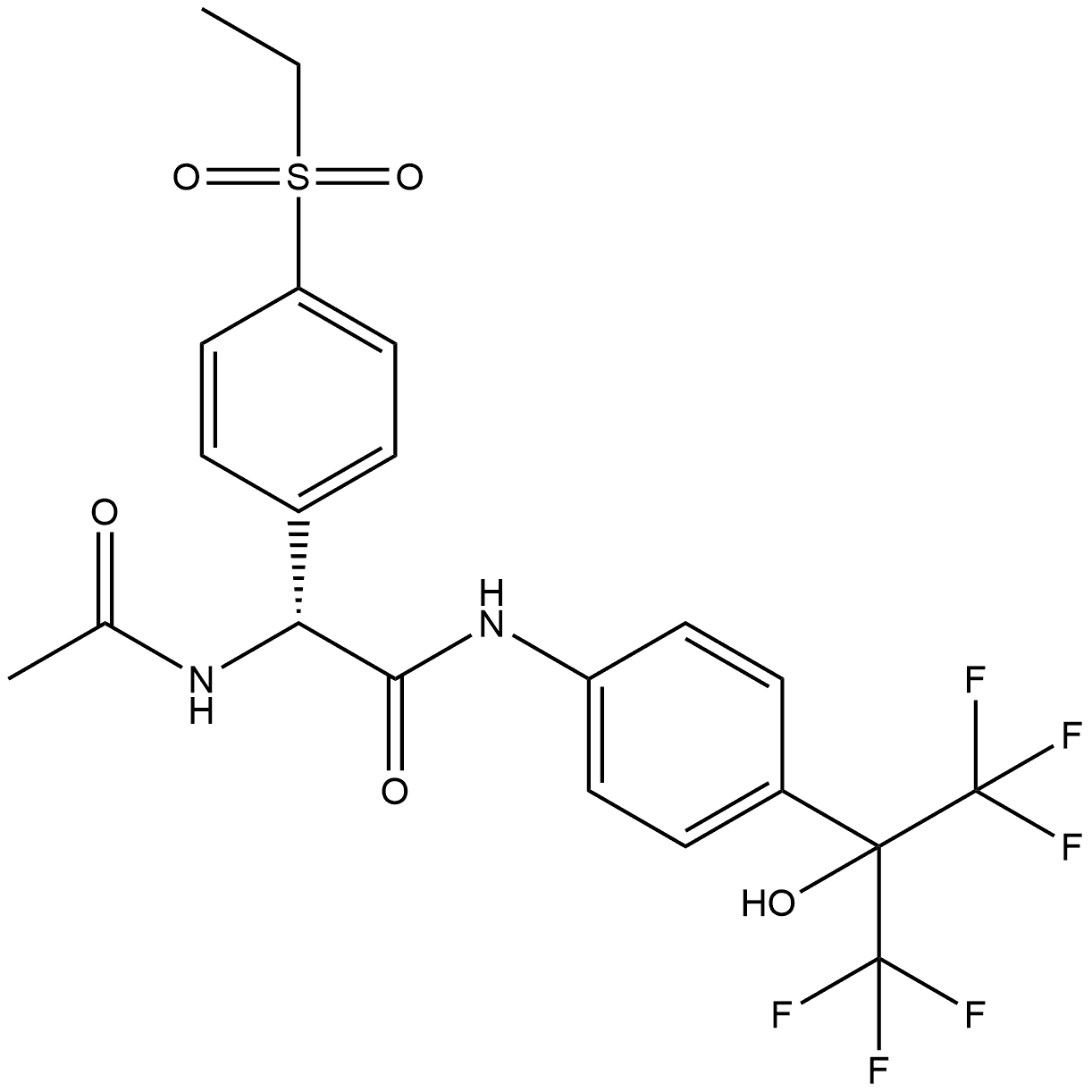 ROR agonist-1 Struktur