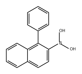 Boronic acid, B-(1-phenyl-2-naphthalenyl)- Struktur