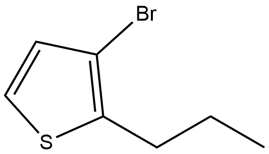 3-bromo-2-propylthiophene Struktur