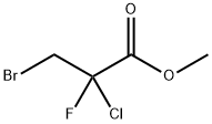 Propanoic acid, 3-bromo-2-chloro-2-fluoro-, methyl ester Struktur