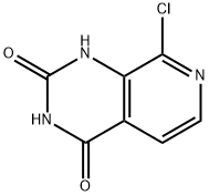 Pyrido[3,4-d]pyrimidine-2,4(1H,3H)-dione, 8-chloro- Struktur