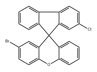 2′-Bromo-2-chloro-spiro[9H-fluorene-9,9′-[9H]xanthene] Struktur