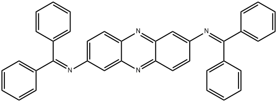 N2,N7-bis(diphenylmethylene)phenazine-2,7-diamine Struktur