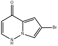 Pyrrolo[1,2-b]pyridazin-4(1H)-one, 6-bromo- Struktur