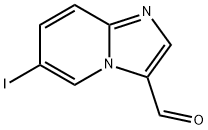 6-iodoimidazo[1,2-a]pyridine-3-carbaldehyde Struktur