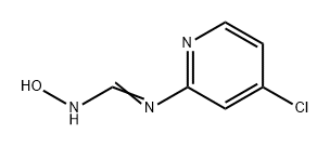 Methanimidamide, N'-(4-chloro-2-pyridinyl)-N-hydroxy- Struktur