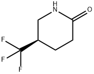 2-Piperidinone, 5-(trifluoromethyl)-, (5R)- Struktur