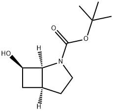 rel-(1S,5S,7R)-2-Boc-7-hydroxy-2-azabicyclo[3.2.0]heptane Struktur