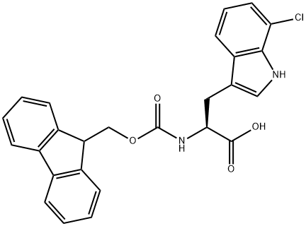 Fmoc-Trp(7-Cl)-OH Struktur