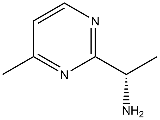 (αS)-α,4-Dimethyl-2-pyrimidinemethanamine Struktur