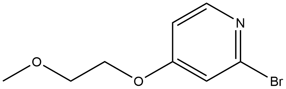 2-Bromo-4-(2-methoxyethoxy)pyridine Struktur