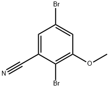 Benzonitrile, 2,5-dibromo-3-methoxy- Struktur