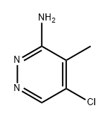 3-Pyridazinamine, 5-chloro-4-methyl- Struktur