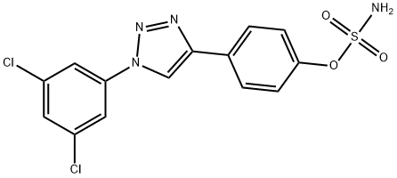 Sulfamic acid, 4-[1-(3,5-dichlorophenyl)-1H-1,2,3-triazol-4-yl]phenyl ester Struktur