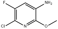 3-Pyridinamine, 6-chloro-5-fluoro-2-methoxy- Struktur