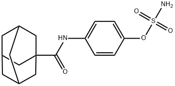 Sulfamic acid, 4-[(tricyclo[3.3.1.13,7]dec-1-ylcarbonyl)amino]phenyl ester Struktur