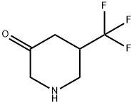 5-Trifluoromethyl-piperidin-3-one Struktur