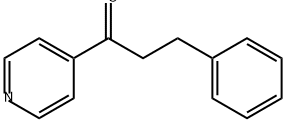 1-Propanone, 3-phenyl-1-(4-pyridinyl)- Struktur