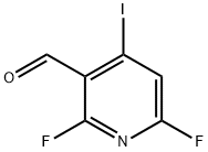 3-Pyridinecarboxaldehyde, 2,6-difluoro-4-iodo- Struktur