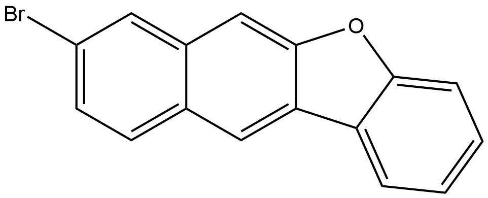 8-Bromobenzo[b]naphtho[2,3-d]furan Struktur