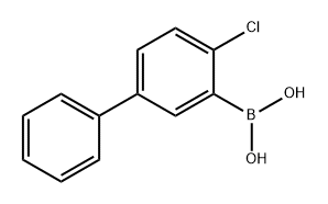 Boronic acid, B-(4-chloro[1,1'-biphenyl]-3-yl)- Struktur