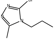 4H-1,2,4-Triazole, 3-bromo-5-methyl-4-propyl- Struktur