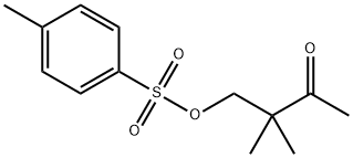 2-Butanone, 3,3-dimethyl-4-[[(4-methylphenyl)sulfonyl]oxy]- Struktur