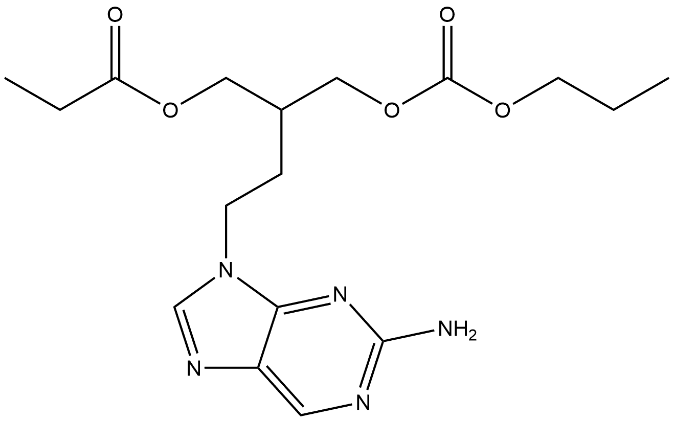 Famciclovir Impurity 43 Struktur