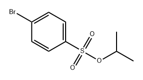 Benzenesulfonic acid, 4-bromo-, 1-methylethyl ester Struktur