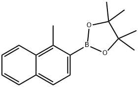 4,4,5,5-Tetramethyl-2-(1-methylnaphthalen-2-yl)-1,3,2-dioxaborolane Struktur