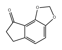 8H-Indeno[4,5-d]-1,3-dioxol-8-one, 6,7-dihydro- Struktur