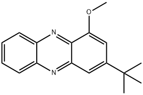 Phenazine, 3-(1,1-dimethylethyl)-1-methoxy- Struktur