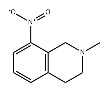 Isoquinoline, 1,2,3,4-tetrahydro-2-methyl-8-nitro- Structure