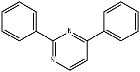 Pyrimidine, 2,4-diphenyl- Struktur