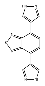 2,1,3-Benzothiadiazole, 4,7-di-1H-pyrazol-4-yl- Struktur