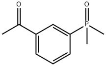 Ethanone, 1-[3-(dimethylphosphinyl)phenyl]- Struktur