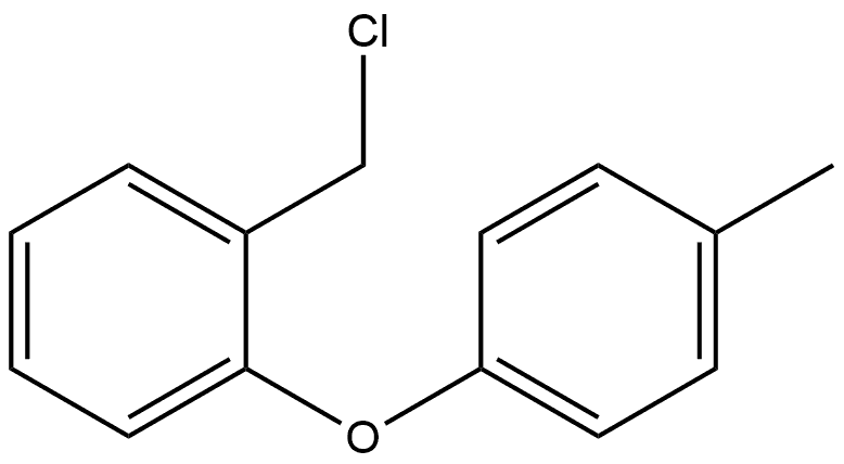 1-(Chloromethyl)-2-(4-methylphenoxy)benzene Struktur