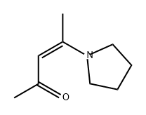 3-Penten-2-one, 4-(1-pyrrolidinyl)-, (3Z)- Struktur