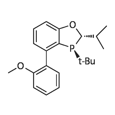 1,?3-?Benzoxaphosphole, 3-?(1,?1-?dimethylethyl)?-?2,?3-?dihydro-?4-?(2-?methoxyphenyl)?-?2-?(1-?methylethyl)?-?, (2S,?3S)?- Struktur