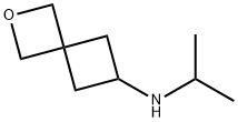 2-Oxaspiro[3.3]heptan-6-amine, N-(1-methylethyl)- Struktur