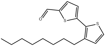 [2,2'-Bithiophene]-5-carboxaldehyde, 3'-octyl- Struktur