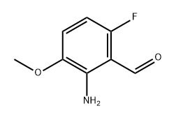 Benzaldehyde, 2-amino-6-fluoro-3-methoxy- Struktur