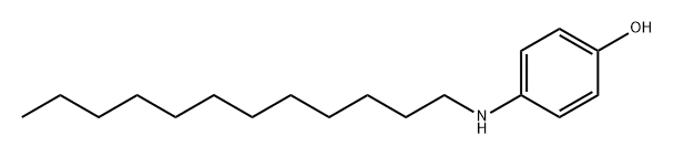 Phenol, 4-(dodecylamino)- Struktur